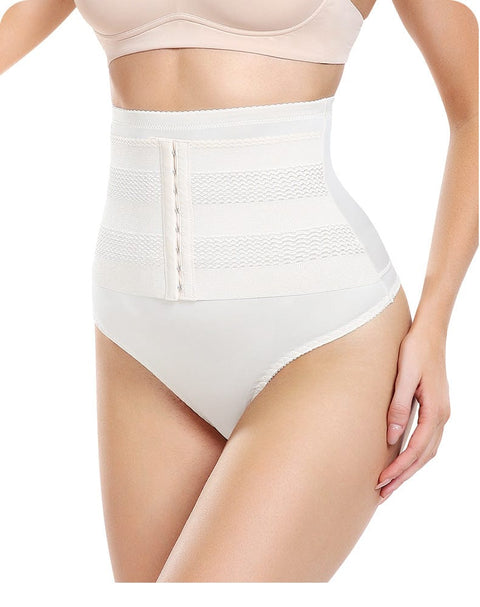 CurvyPower | UK Underwear High Waist Trainer Shaping Underwear with Hook and Eye Closure