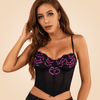 CurvyPower | UK Waist Cincher Black / S Women's Boned Waist Cincher Corset Top with Chest Support