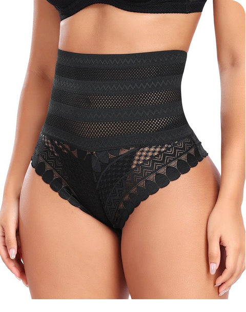 CurvyPower | UK Waist Cincher Seamless Lace Waist Trainer Tummy Control Shaping Underwear