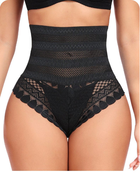 CurvyPower | UK Waist Cincher Seamless Lace Waist Trainer Tummy Control Shaping Underwear