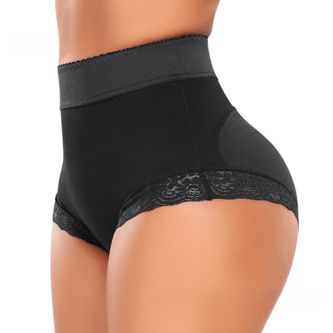 CurvyPower | UK Waist Cincher Women High Waist Cincher Lace Shaping Shorts