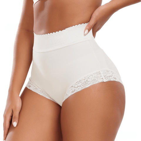 CurvyPower | UK Waist Cincher Women High Waist Cincher Lace Shaping Shorts