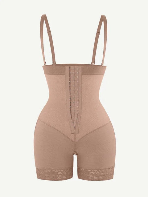 CurvyPower | UK Waist Trainer Elegant Lace Waist Trainer Compression Shapewear Shorts