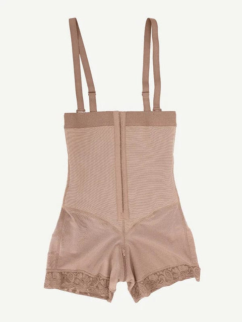 CurvyPower | UK Waist Trainer Elegant Lace Waist Trainer Compression Shapewear Shorts