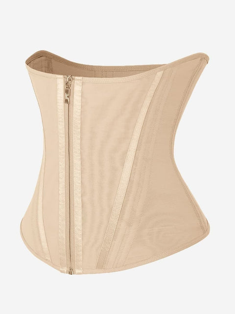 CurvyPower | UK Waist Trainer Sliming Waist Trainer Shapewear with 15 Built In Steel Bone
