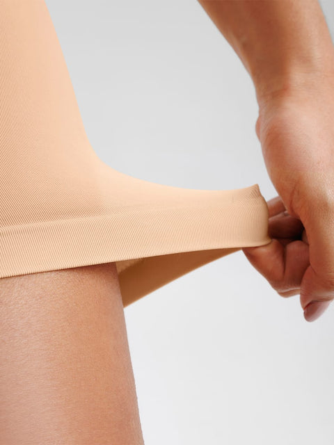 Curvypower Women's Apparel > Shapewear > Bodysuits Invisible Zip Seamless Shapewear Bodysuit with Tummy Control