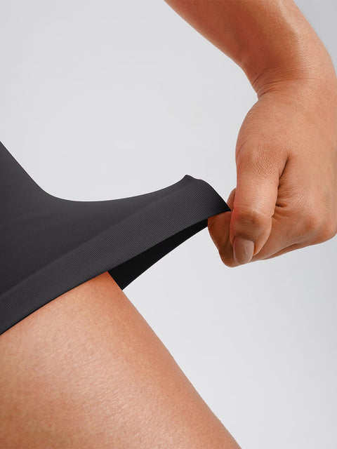 Curvypower Women's Apparel > Shapewear > Bodysuits Invisible Zip Seamless Shapewear Bodysuit with Tummy Control