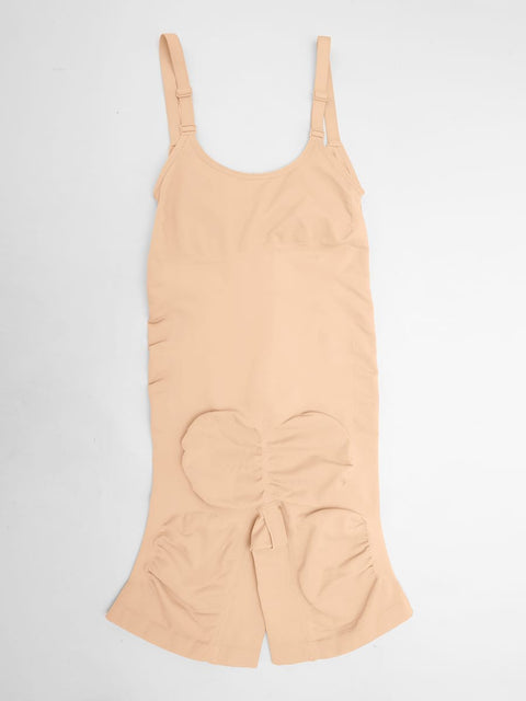 Curvypower Women's Apparel > Shapewear > Bodysuits Invisible Zip Seamless Shapewear Bodysuit with Tummy Control