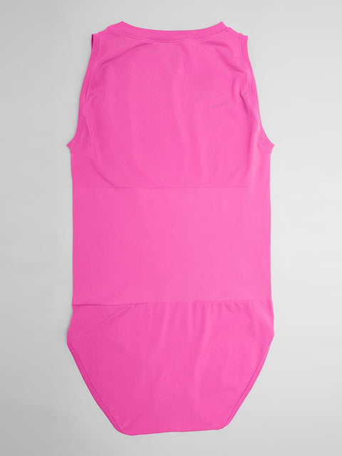 Curvypower Women's Apparel > Shapewear > Bodysuits Seamless Shapewear Bodysuit with Tummy Control & Crew Neck