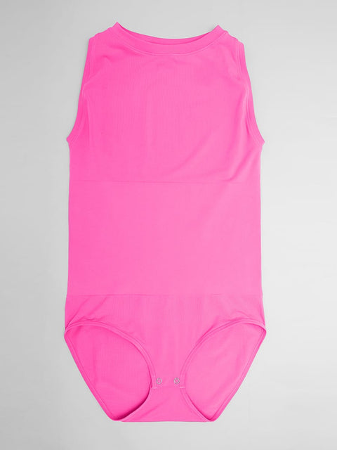 Curvypower Women's Apparel > Shapewear > Bodysuits Seamless Shapewear Bodysuit with Tummy Control & Crew Neck