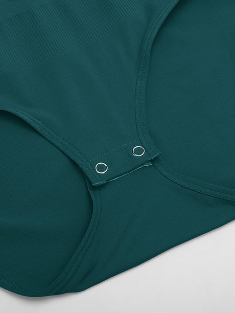 Curvypower Women's Apparel > Shapewear > Bodysuits Seamless Shapewear Bodysuit with Tummy Control & Crew Neck
