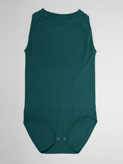 Curvypower Women's Apparel > Shapewear > Bodysuits Seamless Shapewear Bodysuit with Tummy Control & Crew Neck
