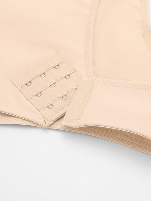 Curvypower Women's Apparel > Shapewear > Bodysuits Seamless Underwire Half Cup Shapewear Bodysuit with Removable Pads
