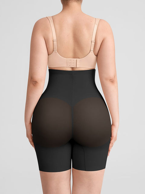 Curvypower Women's Apparel > Shapewear > Shorts Seamless High Waist Shapewear Shorts with Tummy Control & Bum Lifter