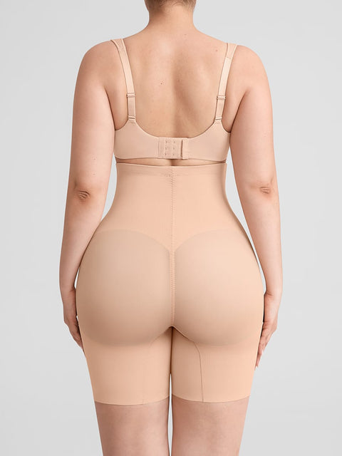 Curvypower Women's Apparel > Shapewear > Shorts Seamless High Waist Shapewear Shorts with Tummy Control & Bum Lifter