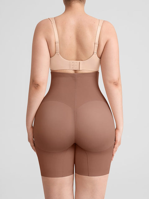 Curvypower Women's Apparel > Shapewear > Shorts Seamless High Waist Shapewear Shorts with Tummy Control & Bum Lifter
