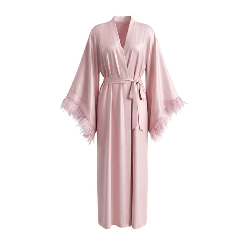 Curvypower Women's Apparel > Sleepwear > Nightgowns Luxury Women's Nightdress, Elegant Dressing Bridal Nightgown