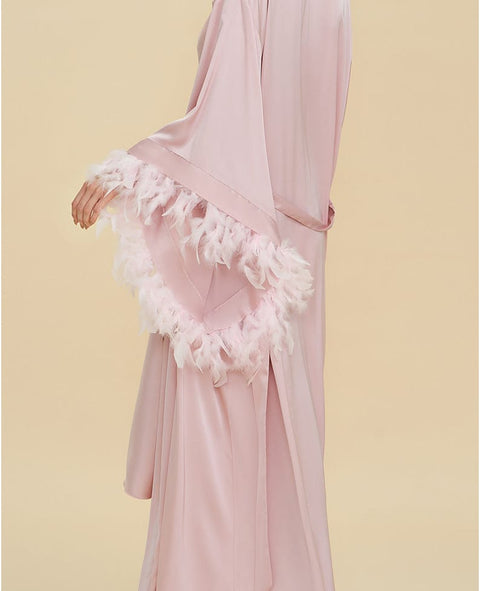 Curvypower Women's Apparel > Sleepwear > Nightgowns Luxury Women's Nightdress, Elegant Dressing Bridal Nightgown Robe