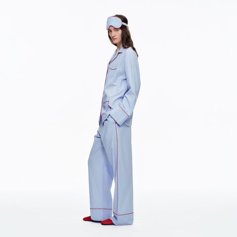 Curvypower Women's Apparel > Sleepwear > Pajama Sets Elegant Long Sleeve Cotton Pajama Set for Women