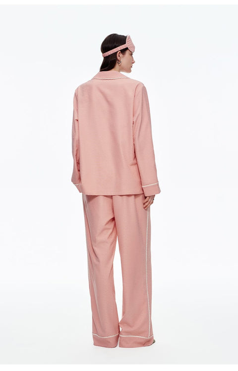 Curvypower Women's Apparel > Sleepwear > Pajama Sets Women's Cozy Long Sleeve Pajama Set with Brushed Fabric