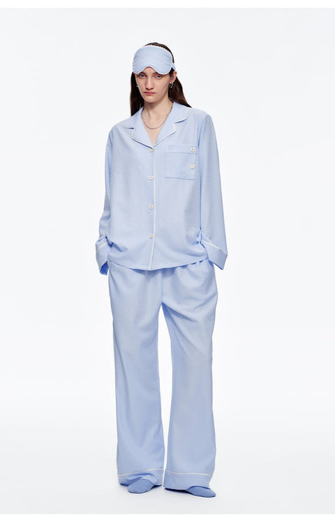 Curvypower Women's Apparel > Sleepwear > Pajama Sets Women's Cozy Long Sleeve Pajama Set with Brushed Fabric