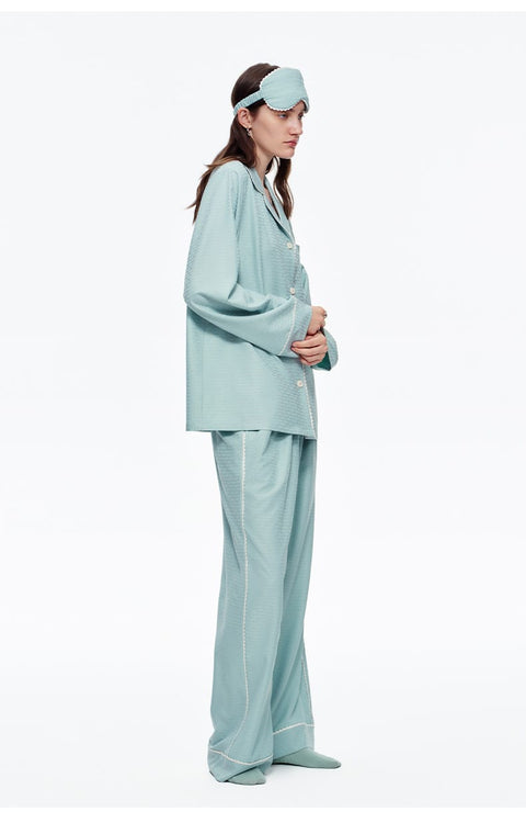 Curvypower Women's Apparel > Sleepwear > Pajama Sets Women's Cozy Long Sleeve Pajama Set with Brushed Fabric