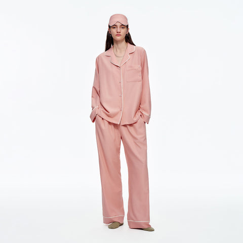 Curvypower Women's Apparel > Sleepwear > Pajama Sets Women's Cozy Long Sleeve Pajama Set with Brushed Fabric