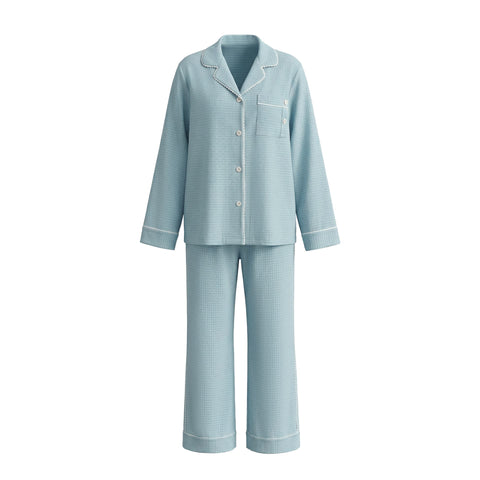 Curvypower Women's Apparel > Sleepwear > Pajama Sets Women's Cozy Long Sleeve Pajama Set with Brushed Fabric