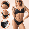 CurvyPower | Be You ! Black High Waisted Fast Absorbent Underwear For Ladies