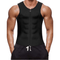 CurvyPower | Be You ! Black / S Men Seamless Slimming Compression Body Shaper Corset Sauna Suit