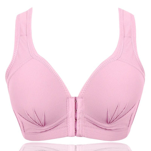 CurvyPower | UK Bra Bean Paste / 36/80BC Sexy Seamless Non Wired Front Fastening Push Up Bra