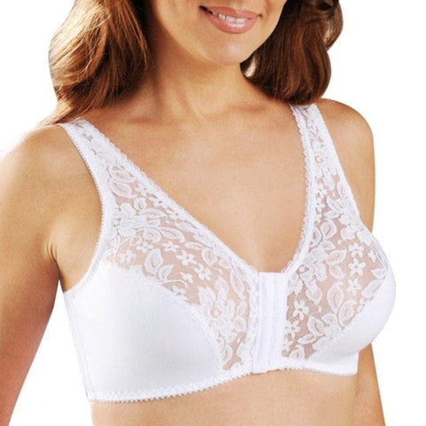 CurvyPower Bras Female Wireless and Seamless Front Closure Push Up Lace Bras