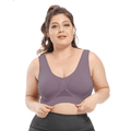 CurvyPower | Be You ! Bras Gray / S Women Comfort Seamless Support Sport Air Permeable Bra