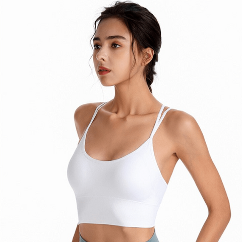 CurvyPower | Be You ! Bras High Support Criss Cross Sports Strappy Bra