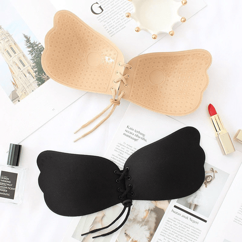 CurvyPower | Be You ! Bras Strapless Sticky Push Up Self Adhesive Invisible Bra