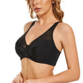 CurvyPower | Be You ! Bras Women Semi-Sheer Lace Wire Comfy Push Up Bra