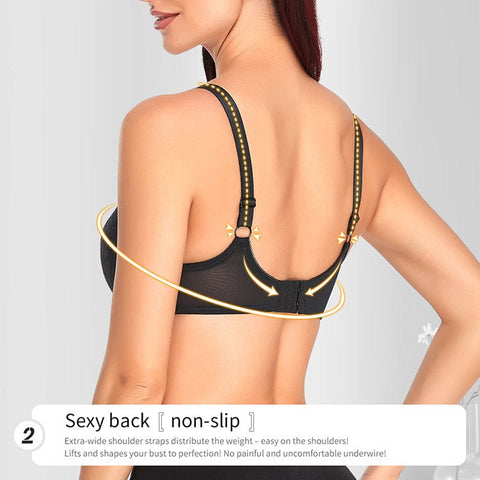 CurvyPower | UK Cross Border Ultra Thin Lace Bra Underwear