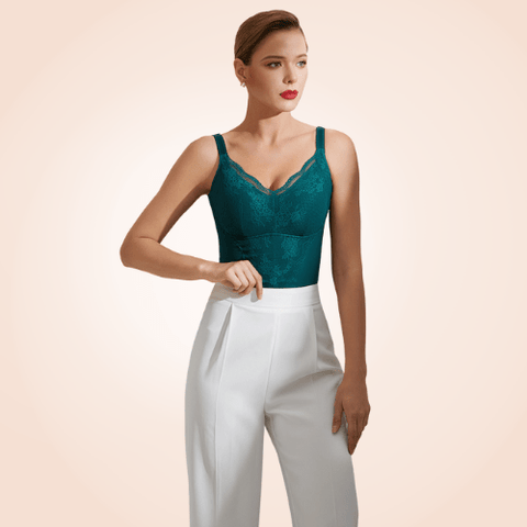 CurvyPower | Be You ! Green / M Wear-free Bra Body Vest Adjustment Type Body Shaping Underwear.
