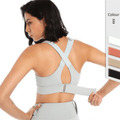 CurvyPower | Be You ! High Impact Shock Absorber Sports Bra with adjustable straps