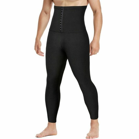 CurvyPower | Be You ! Legging Men's Sweat Sauna Body Shaper Waist Trainer Leggings  body shaper for men,  man's waist trainer,  men shapewear,  waist trainer legging,  tummy tucker for men,  sweat legging,  sauna leggings,  mens stomach shaper,