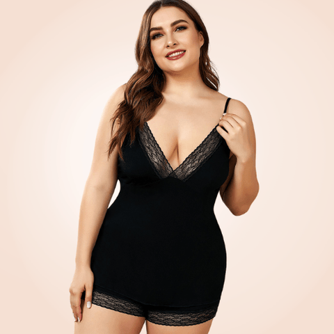 CurvyPower | Be You ! Lingerie Plus Size Sexy Lace Lingerie Sleepwear