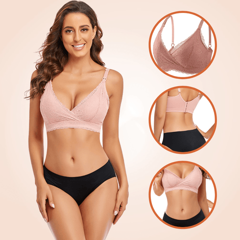 CurvyPower | Be You ! Maternity Pregnancy Summer Lace Nursing Bra