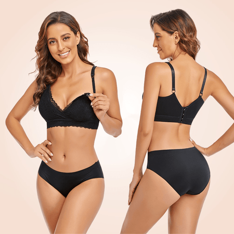 CurvyPower | Be You ! Maternity Pregnancy Summer Lace Nursing Bra