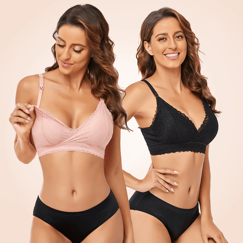 CurvyPower | Be You ! Maternity Pregnancy Summer Lace Nursing Bra