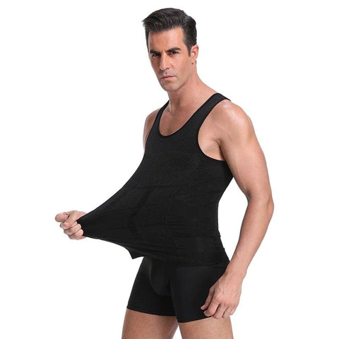 CurvyPower | Be You ! Men Seamless Slimming Abs Compression Body Shaper Corset Vest