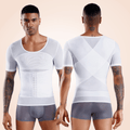 CurvyPower | Be You ! men shaper Waist and Back Vest Compression Shirt Slimming Body Shaper