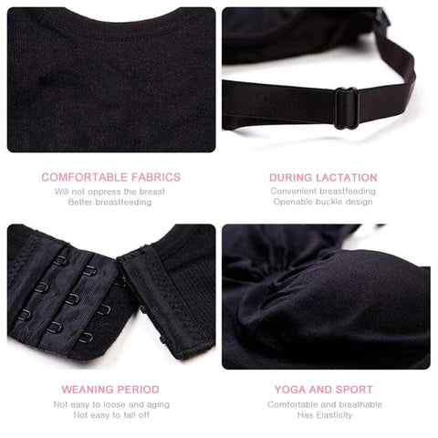 CurvyPower | UK Nursing Bra Women's Hands Free Pumping and Pump Insert  Nursing  Design Maternity Bra