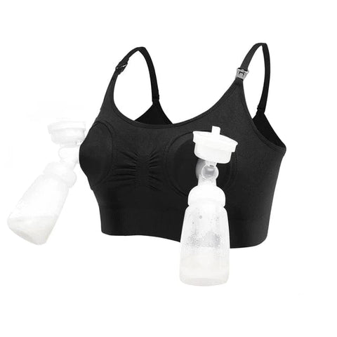 CurvyPower | UK Nursing Bra Women's Hands Free Pumping and Pump Insert  Nursing  Design Maternity Bra