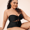 CurvyPower | Be You ! One Piece High Waist Black Swimsuit