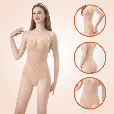 CurvyPower | Be You ! One-Piece Mesh Suspender Underwear